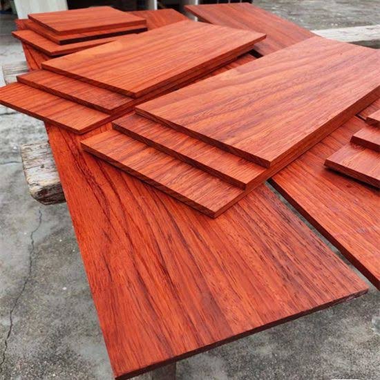 Padouk timber